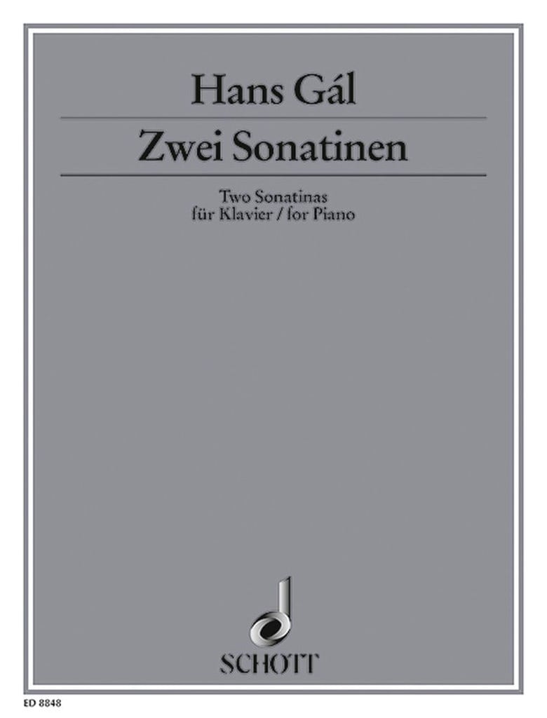 Two Sonatinas No. 1 C Major / No. 2 A Major op. 58